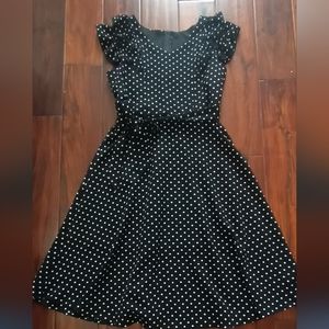 Black and White Pokadot, Dress